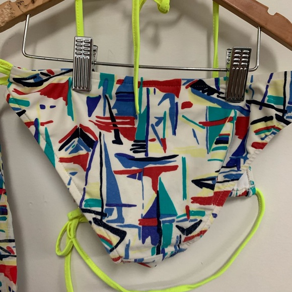 Milly Minis Sailboat Print Bikini and Cover - Picture 16 of 16